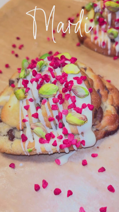 Cookie Pistache framboise
